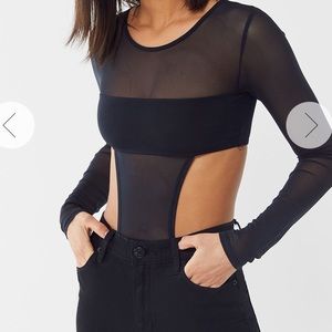 urban outfitters out from under mesh bodysuit